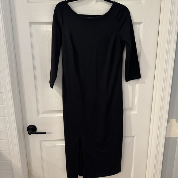 Tahari Dresses & Skirts - Elie Tahari‎ Dress  Black Davis Sheath 3/4 Sleeve Business Cocktail Size 8 $198